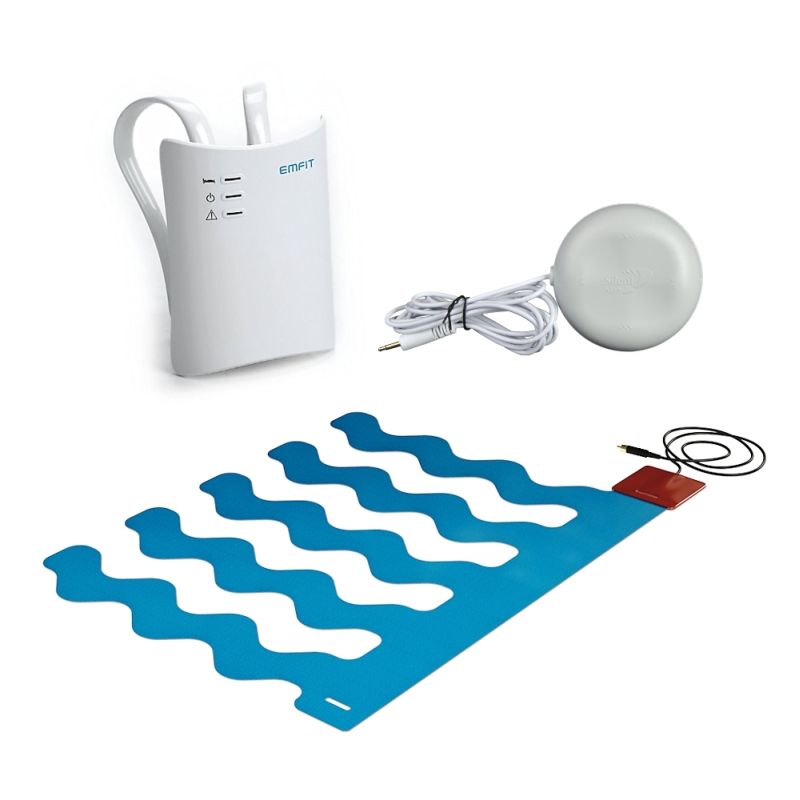 Emfit Epilepsy Tonic Clonic Seizure Monitor with Bed Sensor Mat and Vibrating Pillow Pad Care