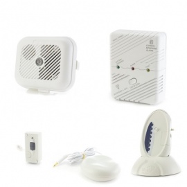 Silent Alert SignWave Smoke, Carbon Monoxide and Telephone Alarm Pack
