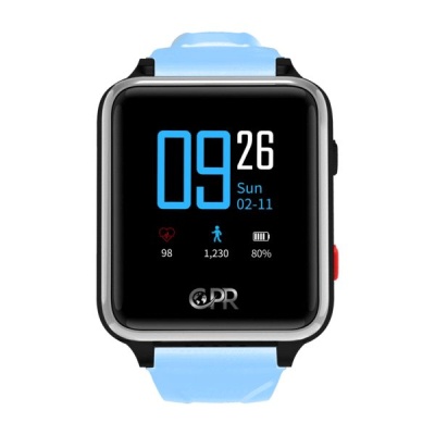 WATCHU Guardian Kids' GPS Tracker Watch (Blue) - Care Alarms