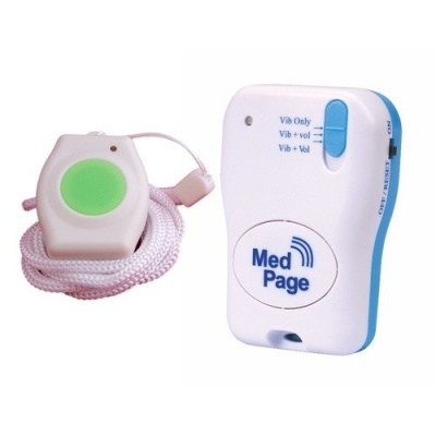 Medpage Waterproof Panic Alarm Pendant and MPPL Pager