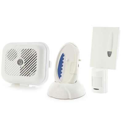 Care Call Smoke Alarm and PIR Movement Monitor System with Signwave