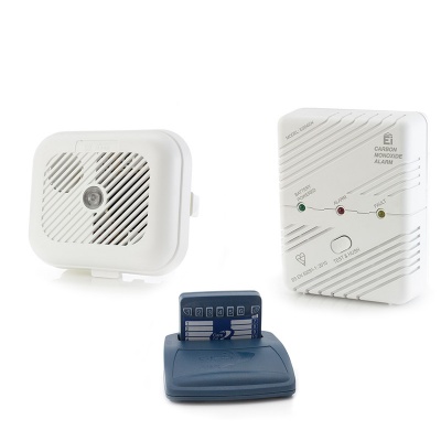 Care Call Smoke and Carbon Monoxide Alarm System with Pager