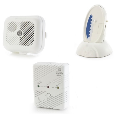Care Call Smoke and Carbon Monoxide Alarm System with Signwave