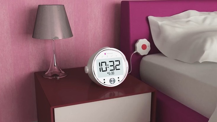Bellman Visit Alarm Clock with Bed Shaker
