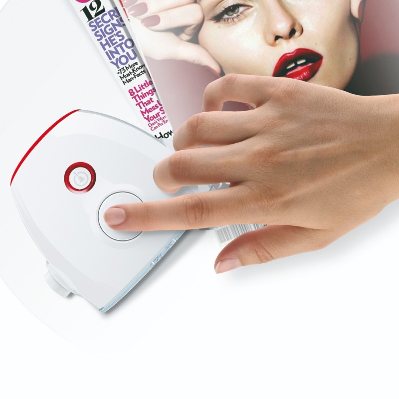 Bellman Visit Deaf Alarm Clock with Bed Shaker Being Set Up On A Bedside Table