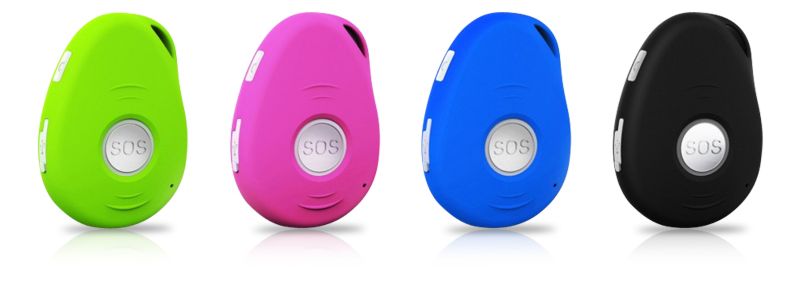 The Carephone GPS SOS Tracker is available in four colours Carephone GPS SOS Trackers