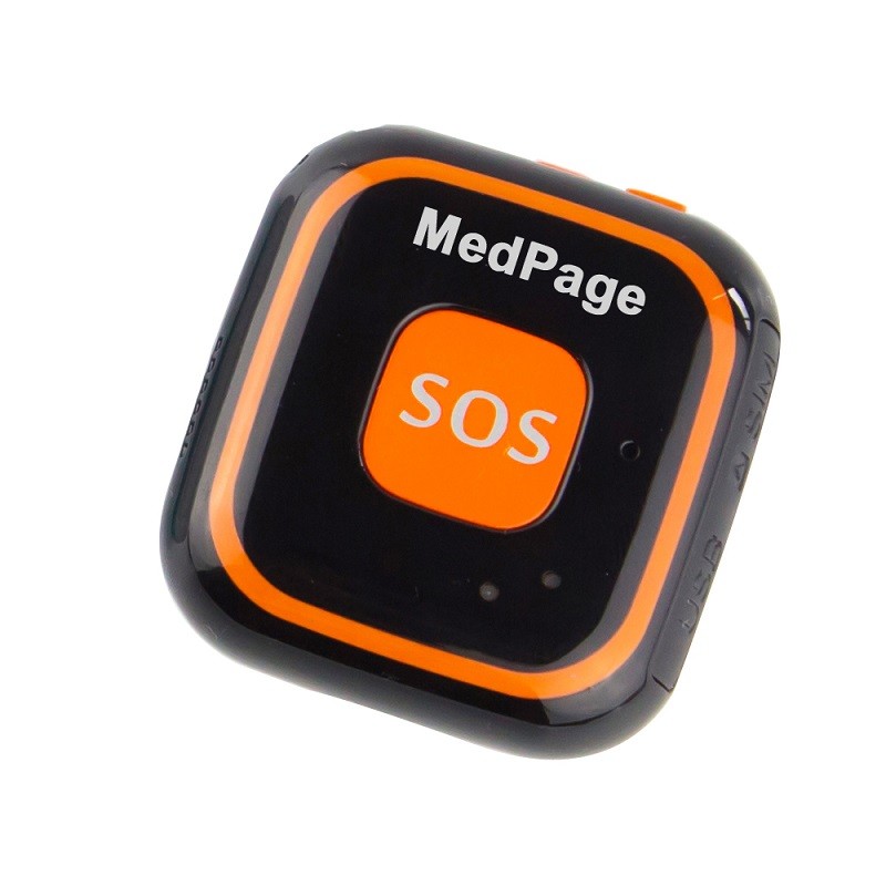 Medpage Micro GPS Location Tracker and Fall Sensor Care Alarms