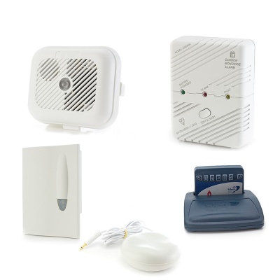 Silent Alert SA3000 Smoke, Carbon Monoxide and Sound Monitor Alarm Pack