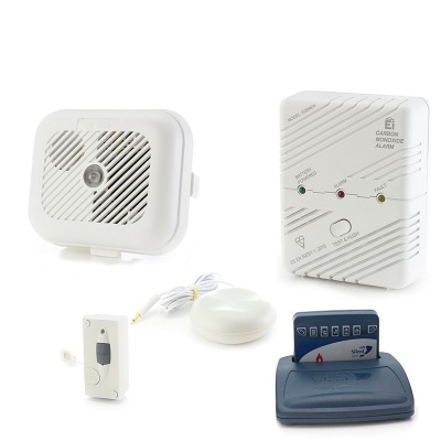 Silent Alert SA3000 Smoke, Carbon Monoxide and Telephone Alarm Pack