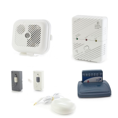 Silent Alert SA3000 Smoke, Carbon Monoxide, Telephone and Doorbell Alarm Pack