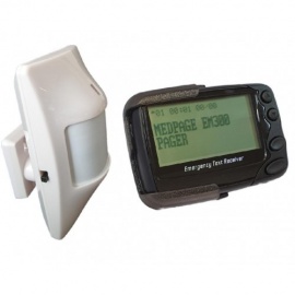 POCSAG Long Range Message Programmable PIR Motion Sensor with Data Pager