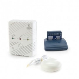 Care Call Carbon Monoxide Alarm System with Pager and Vibrating Pillow Pad