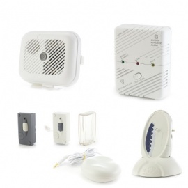 Silent Alert SA3000 SignWave Hard of Hearing Smoke, Carbon Monoxide, Telephone and Outdoor Doorbell Alarm Pack