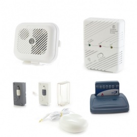Silent Alert SA3000 Smoke, Carbon Monoxide, Telephone and Outdoor Doorbell Alarm Pack