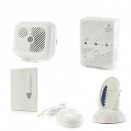 Silent Alert Signwave Smoke, Carbon Monoxide and Sound Monitor Alarm Pack